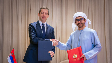 Ђурић са шефом дипломатије Емирата: Односи земаља никад бољи