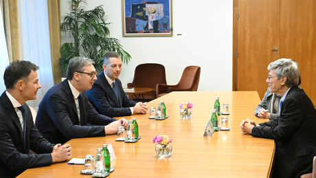 Вучић са Саксом: Разговарали смо о све већој поларизацији света и српским регионалним приликама