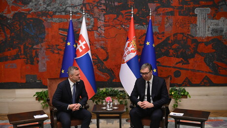 Вучић угостио Пелегринија на вечери: Додатно ћемо ојачати односе Србије и Словачке