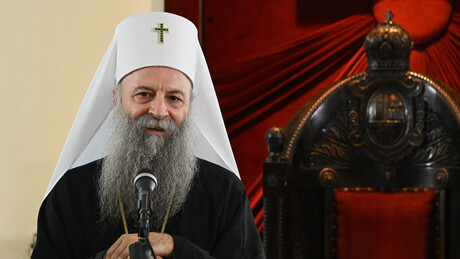 Патријарх Порфирије у Храму Светог Саве примио децу из региона