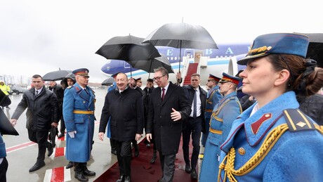 Председник Азербејџана стигао у Србију: Снажан израз пријатељства и стратешког партнерства