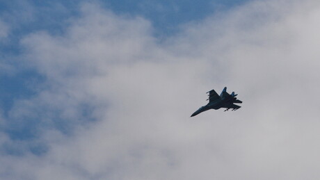 Oboren ukrajinski lovac "Su-27"