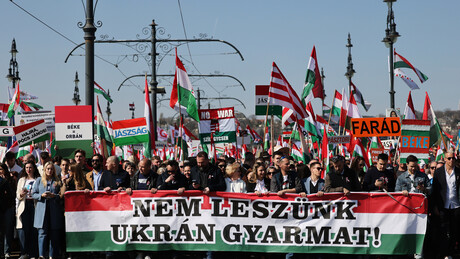 "Marš mira" u Budimpešti: Ne želimo da budemo ukrajinska kolonija (VIDEO)