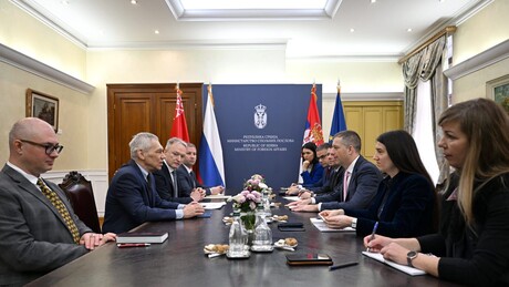 Ђурић с Боцан-Харченком и Малиновским: Тема руско-белоруска иницијатива нове евроазијске безбедности