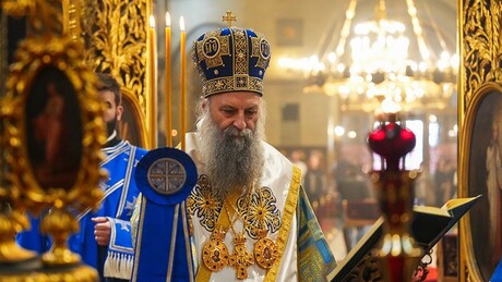 Патријарх Порфирије: Појас пресвете Богородице на челу Спасовданске литије у Београду