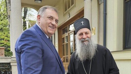 Dodik sa patrijarhom Porfirijem: Važni su vera, snaga i zajedništvo