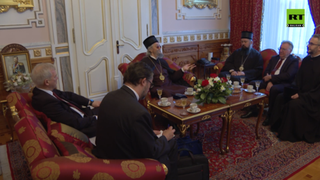 Ruska delegacija s mitropolitom Jefremom, Gruško: Srpsko-ruski hram predstavlja jedinstvo dva naroda