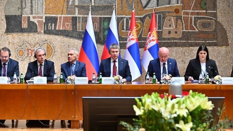 Почела седница Међувладиног српско-руског комитета: Претходио састанак Мацута и Решетњикова  (ВИДЕО)