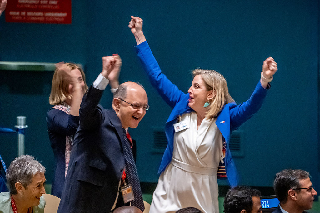Slavlje austrijske delegacije u SB UN