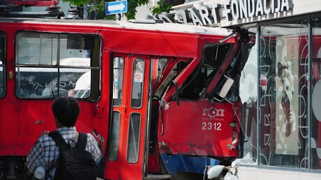 GSP: Izletanje tramvaja na Dorćolu isključivo greška vozača