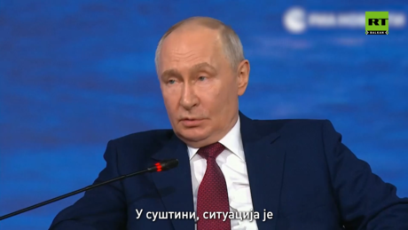 Putin na SPIEF-u: Ukrajinci su izgubili razum kad su udarili na NE Zaporožje