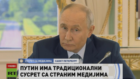 Samo na RT Balkan: Pogledajte Putinov razgovor sa stranim novinarima (VIDEO)