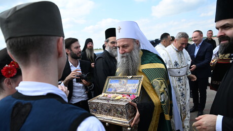 Патријарх: Неки су поредили Појас Пресвете Богородице с концертом Томпсона, свака реч је сувишна