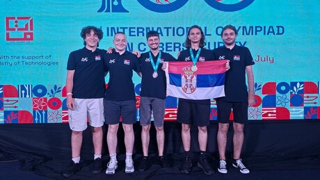 Učenici iz Srbije osvojili zlatnu i bronzanu medalju na Međunarodnoj olimpijadi iz sajber bezbednosti