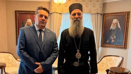Стевандић са патријархом: СПЦ гаранција јединства у наредним непредвидивим временима