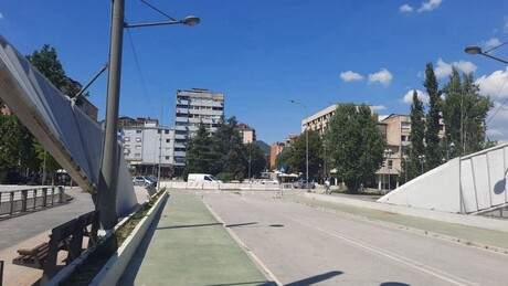 Огласила се тзв. косовска полиција: Тврде да нема промена на мосту на Ибру (ФОТО)