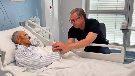 Nenad Rašković primljen u Klinički centar Srbije, obišao ga predsednik Vučić