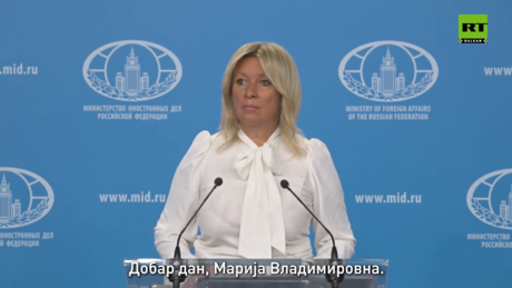 Zaharova za RT Balkan: Dok Rusija gasi požare u Srbiji, EU i NATO potpaljuju mržnju (VIDEO)