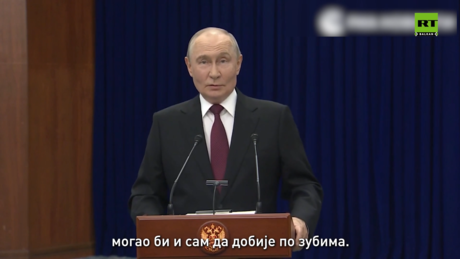 Путин о Украјини и "ајкулама империјализма": Ко покуша да нас поједе, добиће по зубима (ВИДЕО)