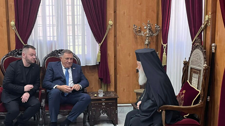 Јерусалимски патријарх са Додиком: Срби су један народ, без обзира на то где живе