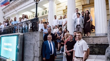 U Ruskom domu u Beogradu održan susret sa učesnicima Međunarodnog festivala mladih