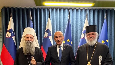 Patrijarh Porfirije sa Janšom: O položaju pravoslavne zajednice u Sloveniji