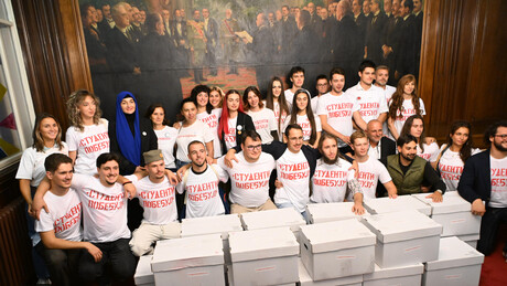 Studentski pokret predao listu Republičkoj izbornoj komisiji