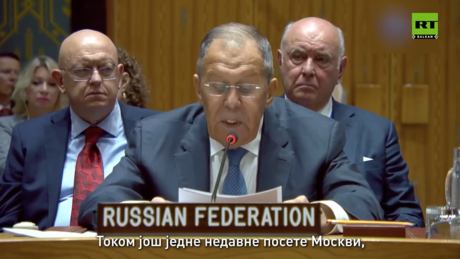 Лавров у Савету безбедности УН: Европа на сваком кораку хушкала Украјину на рат