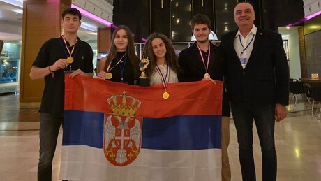 Pet zlatnih medalja za učenike Matematičke gimnazije na olimpijadi u Turskoj